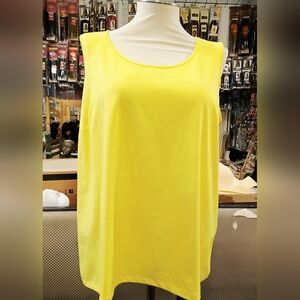 Catherines Sunny Yellow Tank Top